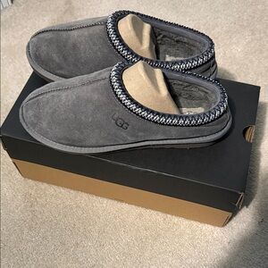 UGG Men's Gray Suede Loafers